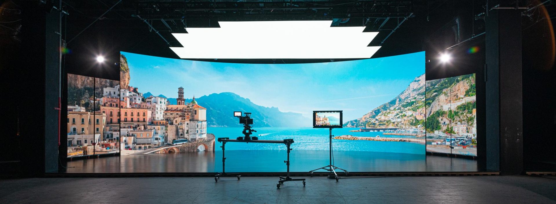 Volume wall virtual production stage 1