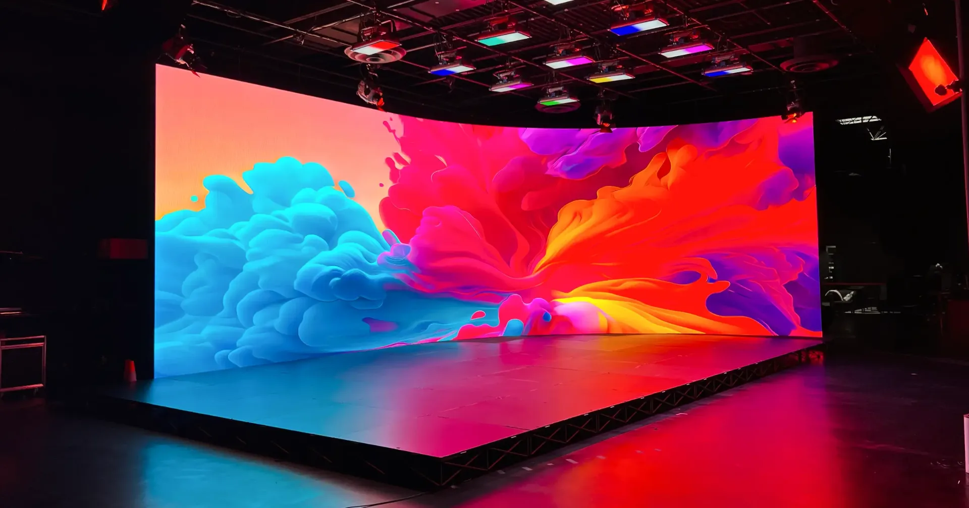 Volume wall virtual production stage 2